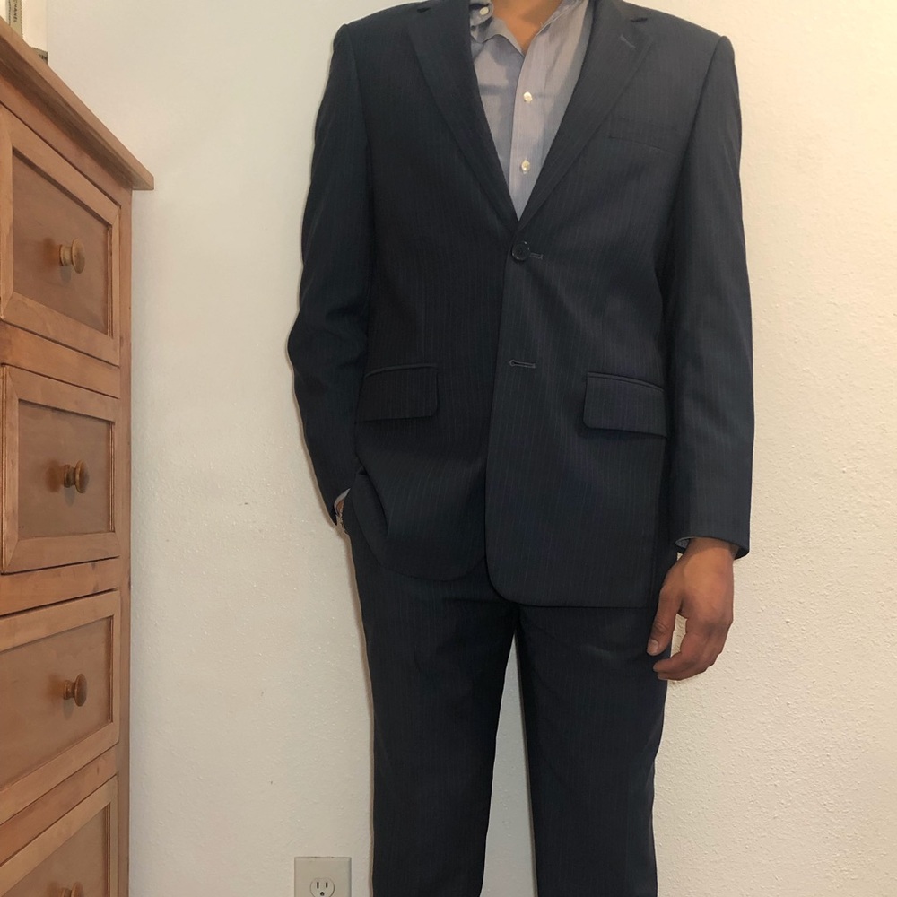 Suit dark blue